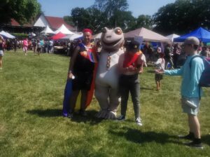 Joad the Toad at Pride in the Park 2023