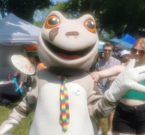 Joad the Toad at Pride in the Park
