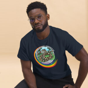 Rainbow swoop, Massasauga In-Habitat Men's classic tee
