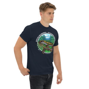 Spotted Salamander In-Habitat Graphic - Men's classic tee