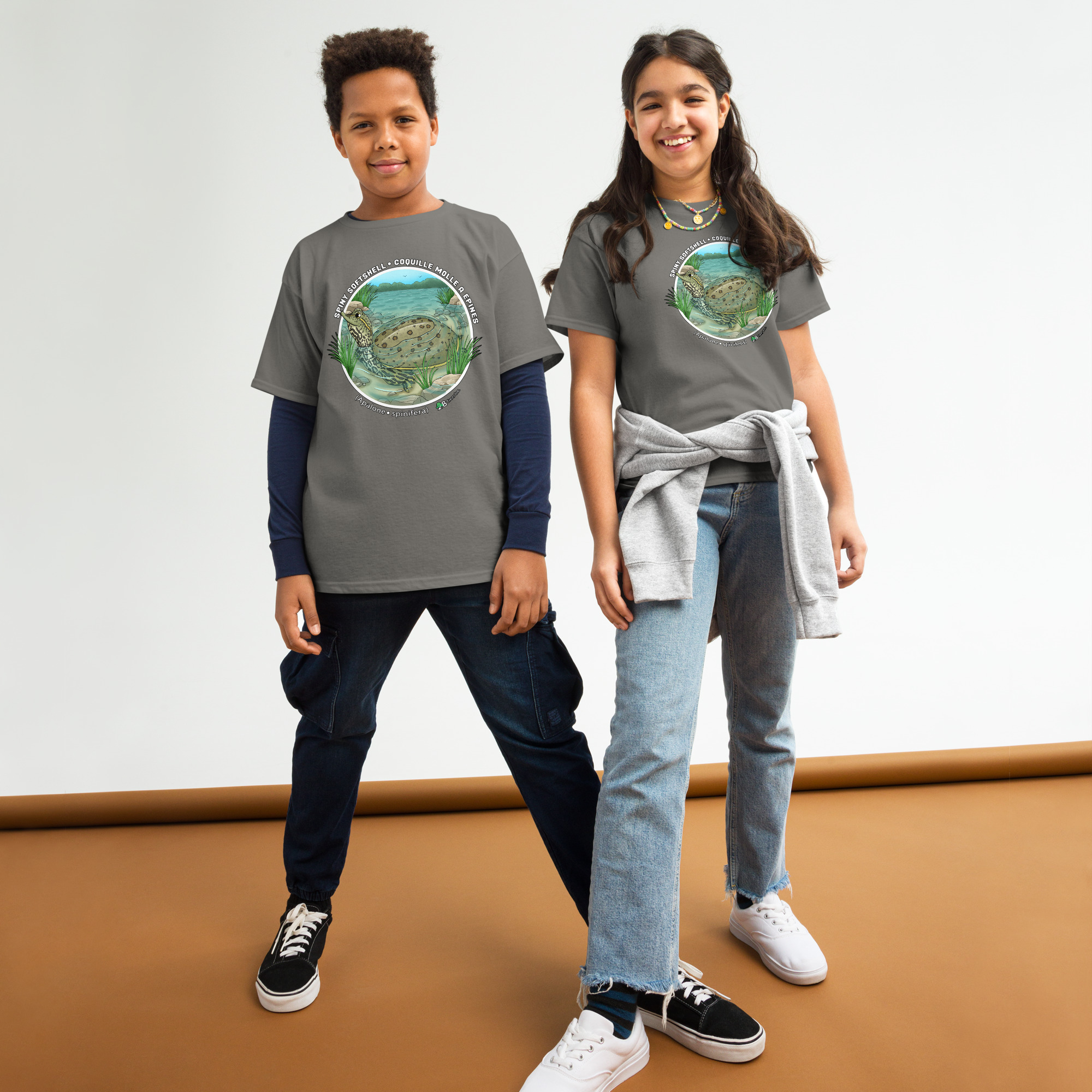 Spiny Softshell In-Habitat - Youth classic tee - Image 10