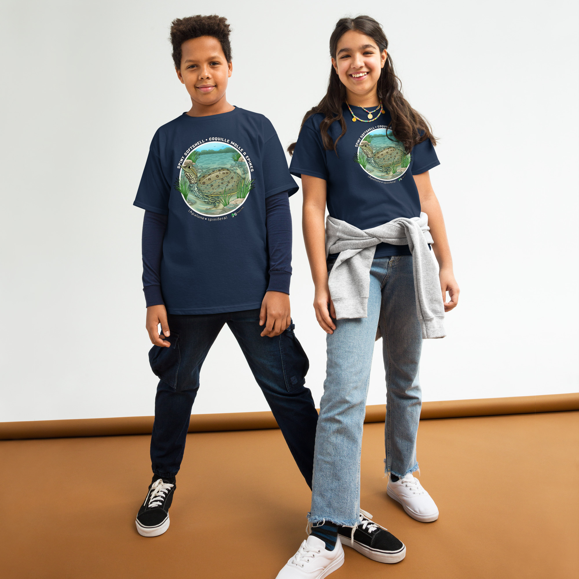 Spiny Softshell In-Habitat - Youth classic tee - Image 4