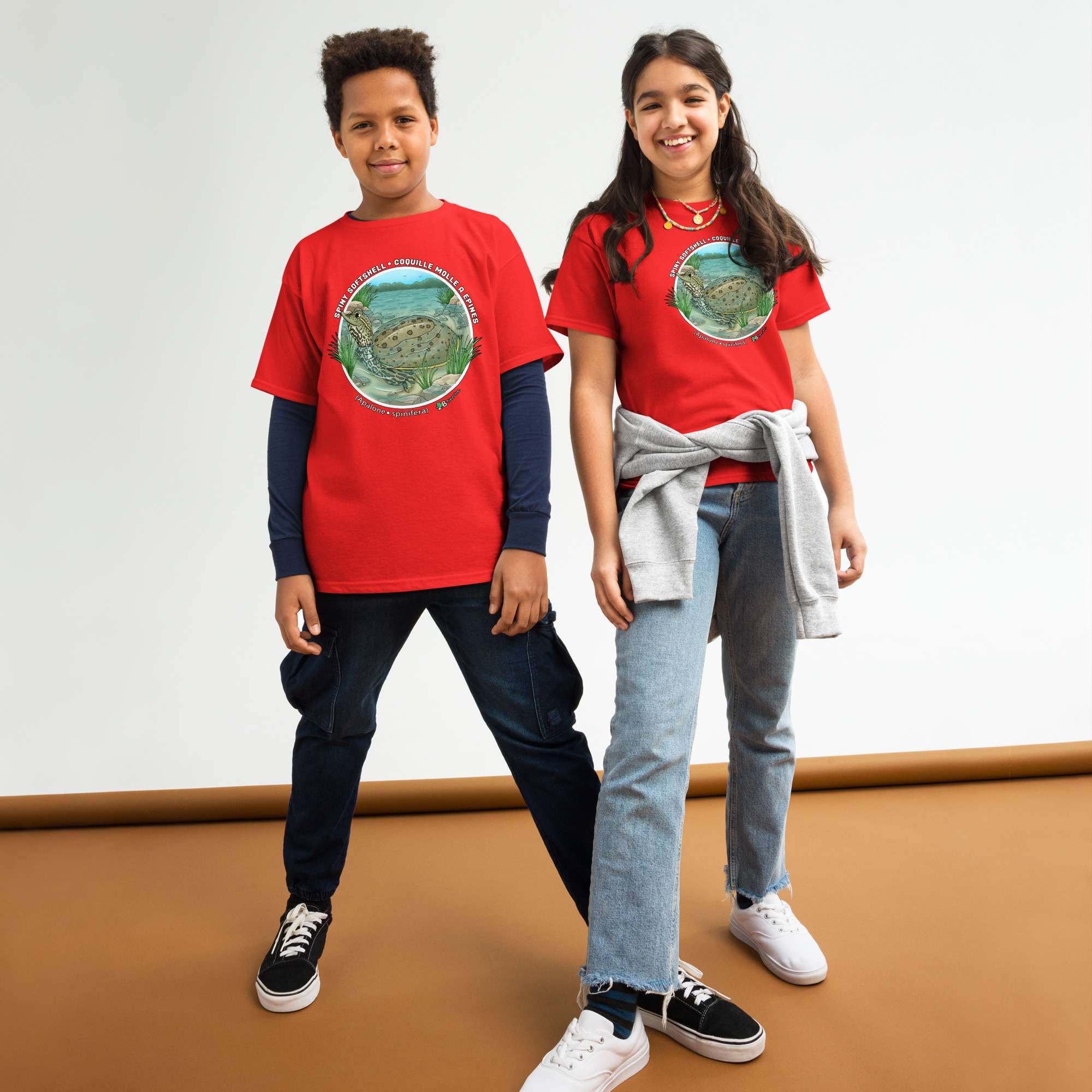 Spiny Softshell In-Habitat - Youth classic tee - Image 6